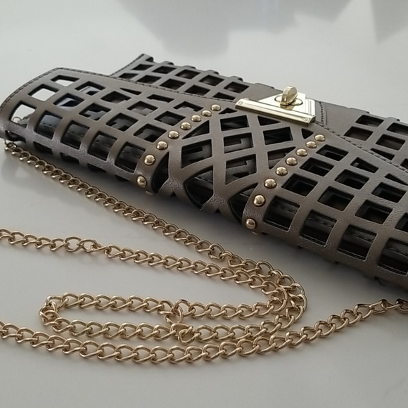 Laser Cut Crossbody Clutch Purse - Picture 5 of 6